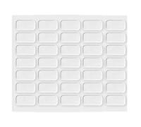 ZBIianxer Patchs adhésifs à forte adhérence, décorations intérieures de voiture amovibles, autocollants de pare-brise lavables pour objets de collection, adhésif transparent de décoration de voiture