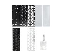 ZBIianxer PCB de Clavier étanche à 60% avec éclairage Couleur Dynamique et mousses d ' Amortissement du Bruit d ' actionnement Personnalisables PCB de Clavier en d ' Aluminium