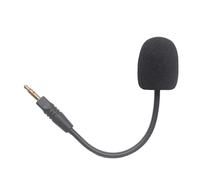 ZBIianxer Perche de Microphone antibruit Amovible pour Casques de Jeu Conception légère et Microphone de Remplacement à Bras réglable à 360°