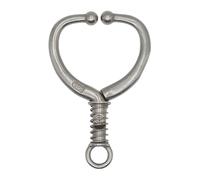 ZBIianxer Poignée de Nez de Vache Polyvalente pour Divers Animaux d ' élevage, Offre résistance et résistance à la dans des Conditions extérieures, Anneaux de Nez durables