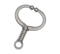 ZBIianxer Poignée de Nez de Vache Polyvalente pour Divers Animaux d ' élevage, Offre résistance et résistance à la dans des Conditions extérieures, Anneaux de Nez durables