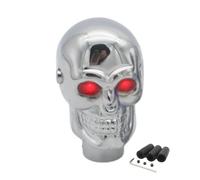 ZBIianxer Pommeau de levier de vitesse en forme de crâne pour boîte de vitesses manuelle en forme de tête de mort accrocheur pommeau de levier de vitesse de voiture