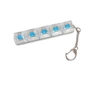 ZBIianxer Porte-clés Jouet Clavier Transparent pour soulager Le Stress, décompression des clics, pour Le Bureau, l ' école et Les Voyages