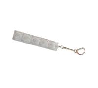 ZBIianxer Porte-clés Jouet Clavier Transparent pour soulager Le Stress, décompression des clics, pour Le Bureau, l ' école et Les Voyages