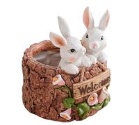 ZBIianxer Pots de Fleurs en résine Animale résistant intempéries, jardinière créative en Forme d ' Animal pour Usage extérieur et beauté, jardinière en résine Unique
