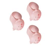 ZBIianxer Protecteurs de poignée de porte cochon ludique, 3, B | Protège-poignées élastiques en Silicone sur le thème du cochon, pour portes et ouvertures, marques de