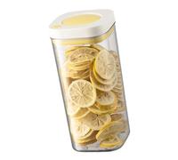 ZBIianxer Récipient sous vide alimentaire portable, pot de stockage de collations et de produits secs scellés, presse transparente pour sceller le récipient à céréales, pot alimentaire adapté voyages