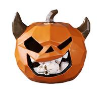 ZBIianxer Résines Non Toxiques Figurines de citrouilles d ' Halloween Décorations sûres pour Les Accent de fête Effrayant pour Affichage de Table Petit décor d ' Halloween