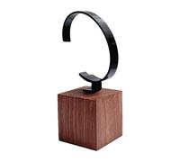 ZBIianxer Support de montre en bois de noyer en forme de C Porte-montres Raffiné Porte-bijoux élégant