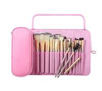 ZBIianxer Trousse de maquillage étanche pour pinceaux de maquillage Sac de rangement Multifonctionnel Pliable Pour beauté professionnelle Cosmétiques Maquillage Kits d'outils