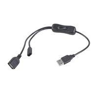 ZBIianxer uniquement USB USB Type CREATE Câble d ' extension avec contrôle de changement 3 longueurs pour utilisation en télétravail et en voyage Câble de pour lampe de bureau et conférencier
