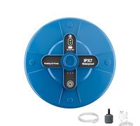 ZBIianxer Unité d ' oxygène en Forme de Disque ABS pour l ' Environnement du Poisson, avec Alimentation en énergie Robuste de 3000mAh, aérateur de pêche en Plein air