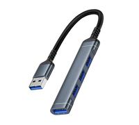ZBIianxer USB 2.0 Hubs Multiport Dongle pour Ordinateur Portable Souris 4 Ports Un séparateur extenseur Port séparateur de données