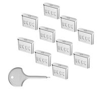 ZBIianxer Verrou de sécurité de Port de Type C, barrière Physique en métal, bloqueurs USB, Protection des données pour Ordinateurs Portables, Type