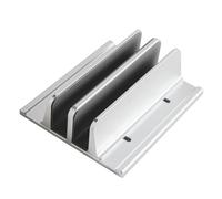 ZBIianxer Vertical Universel pour Ordinateurs Portables et tablettes, Largeur réglable, antidérapant, Ventilation de Refroidissement, en Aluminium