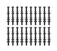 ZBIianxer Vis de de radiateur, Aluminium Haute résistance 35-60 mm pour Le Refroidissement et l ' Assemblage du boîtier Vis de Ventilateur de mélange d ' Aluminium