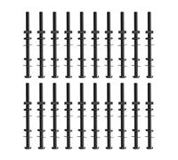 ZBIianxer Vis de de radiateur, Aluminium Haute résistance 35-60 mm pour Le Refroidissement et l ' Assemblage du boîtier Vis de Ventilateur de mélange d ' Aluminium