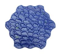 ZBJDX Tapis De Tamponnage pour BéTon 70 X 70 Cm, Tampon d'impression sans Couture pour Sols, Moules en PolyuréThane à Texture Galets, pour La DéCoration ExtéRieure