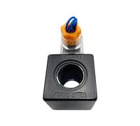 ZBJGBUIA Bobine d'électrovanne de Commande hydraulique, Trou intérieur de 22 mm de Long, 45 mm de diamètre, 110 V/220 V CA(MFJ12-27YC AC220V)
