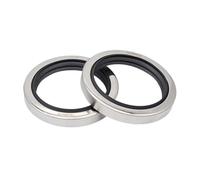 ZBJGBUIA Joint d'étanchéité à lèvre en PTFE avec boîtier Acier Inoxydable, 100 x 130 10/100 12, pièces de Rechange for compresseur d'air(100x130x12 CDLCWBK)