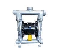 ZBJGBUIA Pompe à Engrenages hydraulique Haut débit, Pompe Membrane pneumatique en Alliage d'aluminium Double actionnement