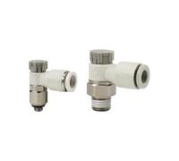 ZBJGBUIA Raccords coudés AS1201F, vanne de régulation débit, Vitesse, raccord gaz AS2201-M5-04A/AS3201F-03-12SA(As4201f-04-08sa)