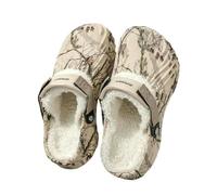 ZBJZUIMEI Pantoufles Grandes Chaussons De Coton Chaud Amovibles Eva Léger Antidérapant Chaussures Jardin Perforées Plage D'été pour Hommes-khaki-42