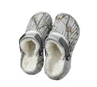 ZBJZUIMEI Pantoufles Grandes Chaussons De Coton Chaud Amovibles Eva Léger Antidérapant Chaussures Jardin Perforées Plage D'été pour Hommes-gris-42