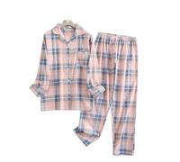ZBJZUIMEI Pyjama Coton Flanelle Pantalon De Féminin pour Femmes Ensembles Pyjamas Lambe À La Nuit-2-m