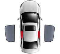 ZBLEND MagnéTique Pare-soleils de Voiture pour Tiguan 2007 2008 2009 2010 2011 2012 2013 2014 2015 2016 2017, FenêTre LatéRale Pare-Soleil Accessoires,2pcs-Rear-Doors