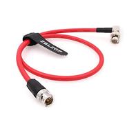 ZBLZGP 12G-SDI LV-61S BNC mâle vers BNC mâle à angle droit 75 ohm Câble coaxial blindé pour caméra vidéo 4K