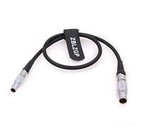 ZBLZGP 1B 6 broches/4 + 2 broches mâle vers 0B 2 broches de contrôle et câble d'alimentation pour moteur DJI Follow Focus Control (droit à droit)