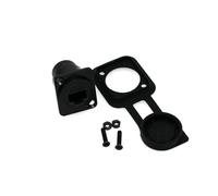 ZBLZGP Adaptateur RJ45 de type D, module de type D, réseau CAT6 Gigabit droit RJ45 pour transmission de signal multimédia (D-CAT6, noir)