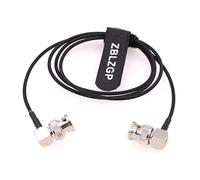 ZBLZGP Câble coaxial 3G HD SDI RG174 75 Ohm à angle droit BNC mâle vers BNC mâle à angle droit pour caméra de vidéosurveillance DVR RF Câble coaxial (100 cm)