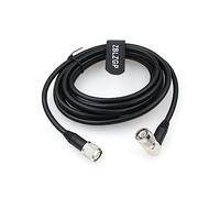 ZBLZGP Câble coaxial RF RG58 TNC mâle vers TNC mâle à angle droit à faible perte Câble d'extension Pigtail pour antenne WiFi scanner radio (5 m)