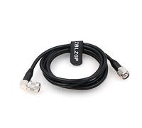 ZBLZGP Câble coaxial RF RG58 TNC mâle vers TNC mâle à angle droit à faible perte Câble d'extension Pigtail pour antenne WiFi scanner radio (6 m)