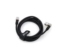 ZBLZGP Câble coaxial RF RG58 TNC mâle vers TNC mâle à angle droit à faible perte Câble d'extension Pigtail pour antenne WiFi scanner radio (30 m)