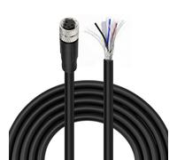 ZBLZGP Câble femelle M8 4 broches A-Code femelle, IP67 blindé 24 AWG 2 m pour module IO-Link DeviceNet Fieldbus Module Appareils d'automatisation industrielle