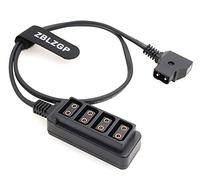ZBLZGP Câble répartiteur mâle D-Tap vers 4 ports femelle D-Tap pour batterie Anton Bauer V-Mount (câble droit)