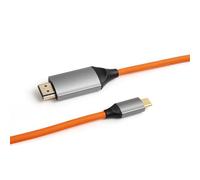 ZBLZGP Câble USB C vers HDMI 3 m, 4K @ 60 Hz UHD pour Fuji X-T4, Blackmagic 6K, Sony A7C/RX1R III, Plug and Play pour caméra Live View et divertissement à domicile