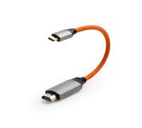 ZBLZGP Câble USB C vers HDMI 4K 60 Hz, pour Lenovo ThinkPad X1/Sony A7 IV/Atomos Ninja V 20 cm, 18 Gbps, aucun délai de jeu
