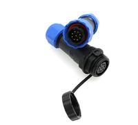 ZBLZGP Connecteur d'aviation SD16 9 broches étanche mâle femelle prise électrique circulaire 5 A 250 V connecteur à déconnexion rapide pour appareil LED industriel extérieur