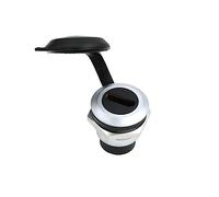 ZBLZGP Connecteur HDMI femelle pour transmission de données, double passage, connecteur droit, sans soudure, module HDMI pour logement d'équipement audio et vidéo (HDMI rond argenté, 1 pièce)