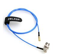 ZBLZGP Connecteur Microdot compatible avec câble d'accéléromètre 10-32UNF M5 mâle vers BNC mâle (1 m, M5-angle droit)