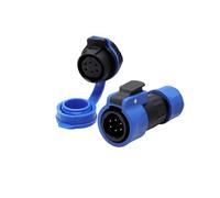 ZBLZGP FD20 Connecteur 6 broches étanche sans soudure Aviation Plug Câble d'alimentation Connecteurs rapides Prises industrielles pour système de contrôle central Smart Home Câblage