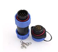 ZBLZGP HE21 10 broches IP68 étanche connecteur femelle Aviation Circular Industrial pour l'éclairage Indoor Outdoor à visser