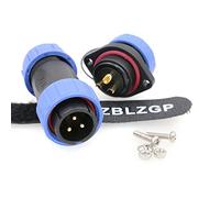 ZBLZGP HE21 3 broches IP68 étanche connecteur femelle Aviation Circular Industrial pour l'éclairage Indoor Outdoor à visser
