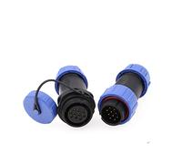 ZBLZGP HE21 Connecteur rond à 10 pôles avec filetage étanche IP68 pour l'aéronautique, fiche et prise pour câbles en ligne