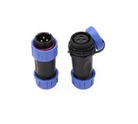 ZBLZGP HE21 Connecteur rond à 3 pôles avec filetage étanche IP68 pour l'aéronautique, mâle et femelle pour câble en ligne