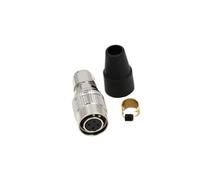 ZBLZGP Hirose HR10A 4 6 8 12 broches mâle / femelle circulaire Push-Pull Connecteur pour appareils audio Zoom F8 F4 Sony Industrial Camera Connecteur d'alimentation (fiche femelle, 4 broches)